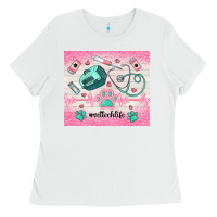 White #vettechlife Ladies Tee - TumblerDesignByShophia
