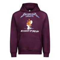 Mauve Wine 88 FINGERS LOUIE ART Urban Hoodie - maiPhamDesign