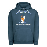 Pigment Midnight Navy 88 FINGERS LOUIE ART Urban Hoodie - maiPhamDesign