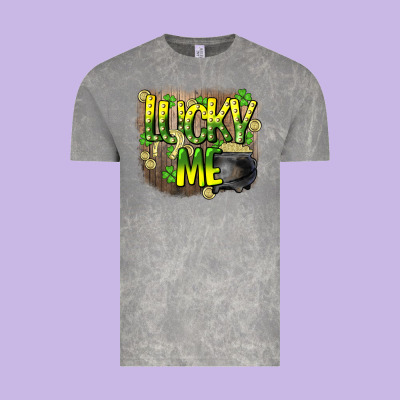 Lucky Me St. Patricks Day Vintage Tee Designed By Howdyjamesfarm