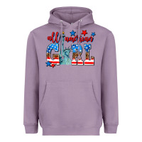 Lavender all american girl Heavyweight Hoodie - AdoDesignShop
