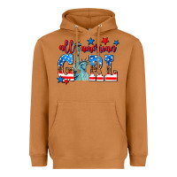 Meerkat all american girl Heavyweight Hoodie - AdoDesignShop