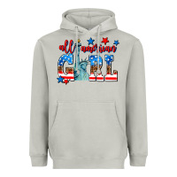 Moon Dust all american girl Heavyweight Hoodie - AdoDesignShop