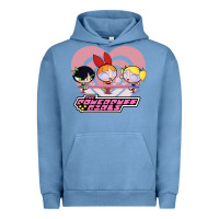 Pigment Pebble Blue Vintage Classic American cartoon Movie Characters Mens Best Urban Hoodie - maiPhamDesign