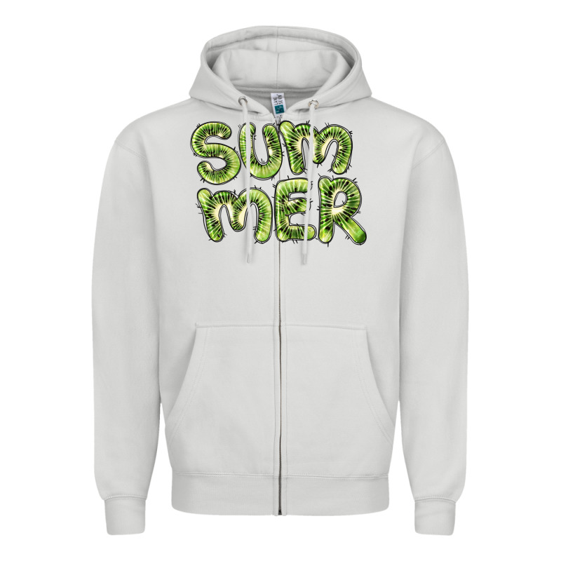Summer Kiwi Zipper Hoodie by BarkalooDesign | Teevron