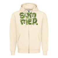 Sandshell summer kiwi Zipper Hoodie - BarkalooDesign