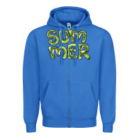 True Royal summer kiwi Zipper Hoodie - BarkalooDesign