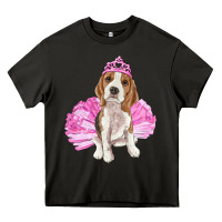 Asphalt Balerina beagle with tutu Heavy Core Tee - RanaPortraitStore