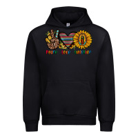 Black peace love sunshine Urban Hoodie - JahusDesignShop