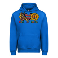 Cobalt peace love sunshine Urban Hoodie - JahusDesignShop
