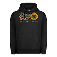 Pigment Black peace love sunshine Urban Hoodie - JahusDesignShop