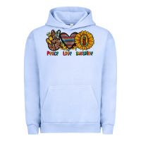 Pigment Grape Ice peace love sunshine Urban Hoodie - JahusDesignShop