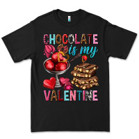 Black Chocolate is my valentine Valentine's Day Premium Tee - HowdyJamesFarm