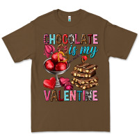 Cacao Chocolate is my valentine Valentine's Day Premium Tee - HowdyJamesFarm
