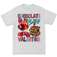 Dove Grey Chocolate is my valentine Valentine's Day Premium Tee - HowdyJamesFarm