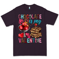Plum Chocolate is my valentine Valentine's Day Premium Tee - HowdyJamesFarm