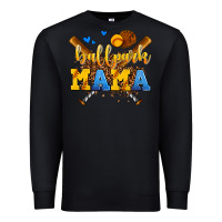 Black ballpark mama Premium Sweatshirt - AdoDesignShop