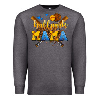 Charcoal Heather ballpark mama Premium Sweatshirt - AdoDesignShop
