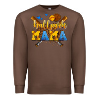 Chestnut ballpark mama Premium Sweatshirt - AdoDesignShop