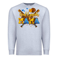 Heather Grey ballpark mama Premium Sweatshirt - AdoDesignShop