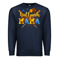 Navy ballpark mama Premium Sweatshirt - AdoDesignShop