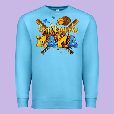 Ballpark Mama Premium Sweatshirt Designed By Adodesignshop
