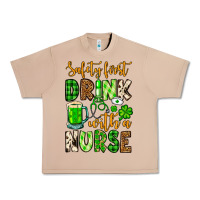Burro St. Patrick's Safety first drink with a Nurse Urban Heavy Tee - OliviaCreatesArt