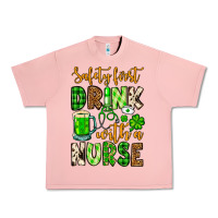 Salmon St. Patrick's Safety first drink with a Nurse Urban Heavy Tee - OliviaCreatesArt