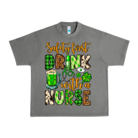 Tornado St. Patrick's Safety first drink with a Nurse Urban Heavy Tee - OliviaCreatesArt