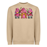 Mushroom breast cancer gnome Heavyweight Sweatshirt - BarkalooDesign