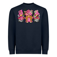 Navy breast cancer gnome Heavyweight Sweatshirt - BarkalooDesign