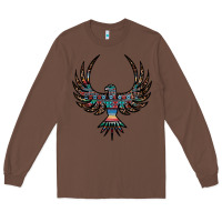 Chestnut aztec leopard thunderbird Long Sleeve Tee - RanaPortraitStore
