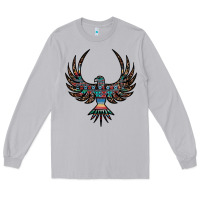 Moon Dust aztec leopard thunderbird Long Sleeve Tee - RanaPortraitStore