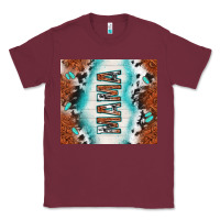 Burgundy tooled leather and cowhide mama Classic Tee - TumblerDesignByShophia