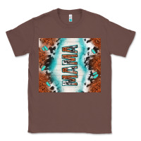 Chestnut tooled leather and cowhide mama Classic Tee - TumblerDesignByShophia
