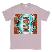 Lilac tooled leather and cowhide mama Classic Tee - TumblerDesignByShophia