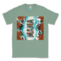 Sage tooled leather and cowhide mama Classic Tee - TumblerDesignByShophia