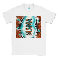 White tooled leather and cowhide mama Classic Tee - TumblerDesignByShophia