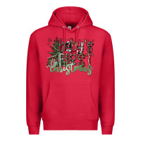 Cardinal Baby's First Christmas Premium Hoodie - CowhideDigitalArt