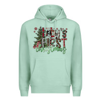 Seafoam Baby's First Christmas Premium Hoodie - CowhideDigitalArt
