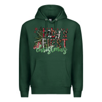 Sports Green Baby's First Christmas Premium Hoodie - CowhideDigitalArt