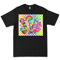 Black retro summer Premium Tee - TumblerDesignByShophia