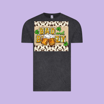 Bad And Boozy Vintage Tee Designed By Cowgirlartshop