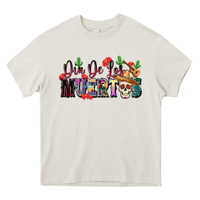 Dia De Los Muertos Heavy Core Tee by texasbilliewilder | Teevron