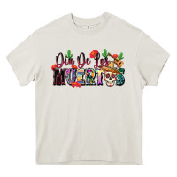 Cream Dia De Los Muertos Heavy Core Tee - texasbilliewilder