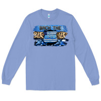 Colony Blue Back the blue Long Sleeve Tee - FaDigitalArtStudio