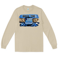 Mushroom Back the blue Long Sleeve Tee - FaDigitalArtStudio