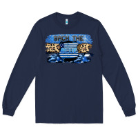 Navy Back the blue Long Sleeve Tee - FaDigitalArtStudio