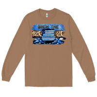Toasted Coconut Back the blue Long Sleeve Tee - FaDigitalArtStudio