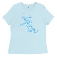 Baby Blue ski vacation t  shirt snowboard snowboarder snowboarding t  shirt Ladies Tee - maiPhamDesign